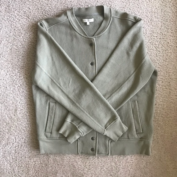 bomber sweater jacket madewell